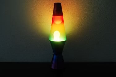 11.5 inch 12oz MultiColor Rainbow Lava Brand Motion Lamp Cool Retro Home Decor